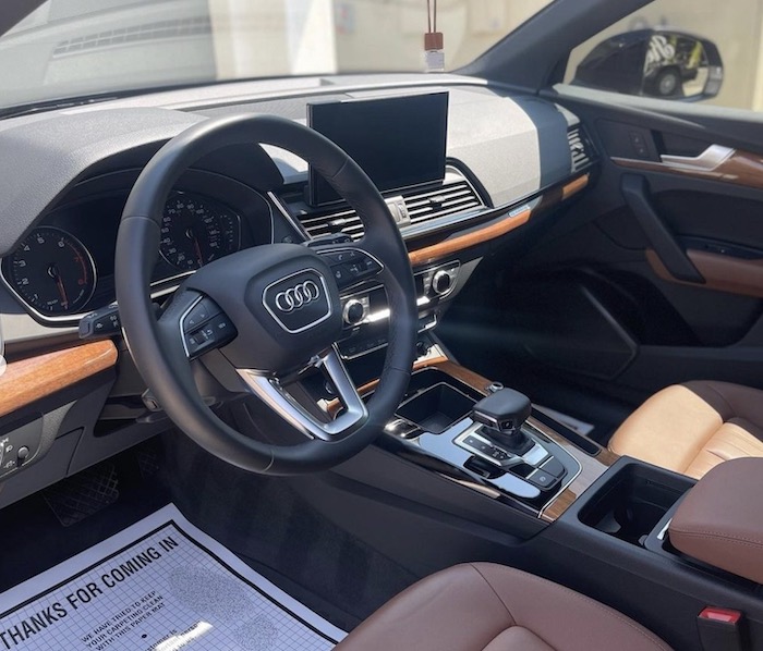 Interior Detailing Affordable in Sacramento - Audi